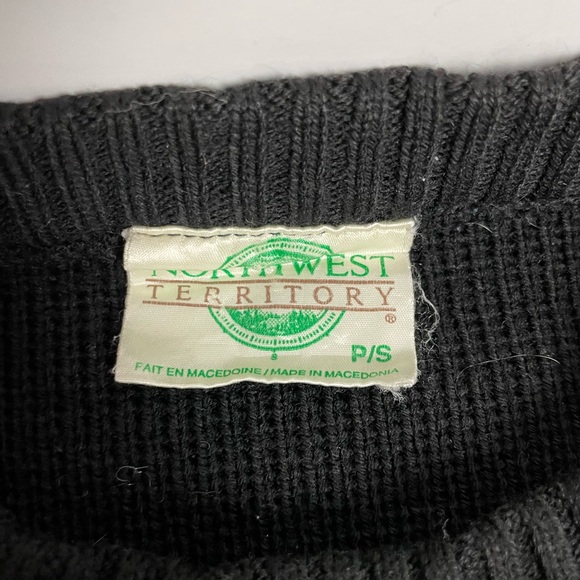 Vintage Fair Isle sweater 80s 90s mens small Northwest Territory made in Canada - Picture 5 of 8